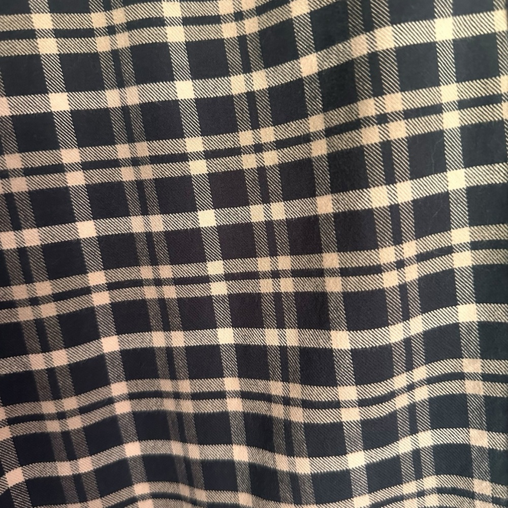 American Eagle Plaid Stretch Mom Jeans Size 8 - Picture 3 of 6